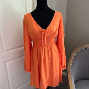 NEW! Copper Key Size Medium M Orange Midi Dress New With Tags lot5662